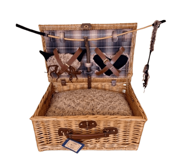 rietenkoffertjeblauwbeigeruita