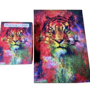 Puzzel tijger veelkleurig