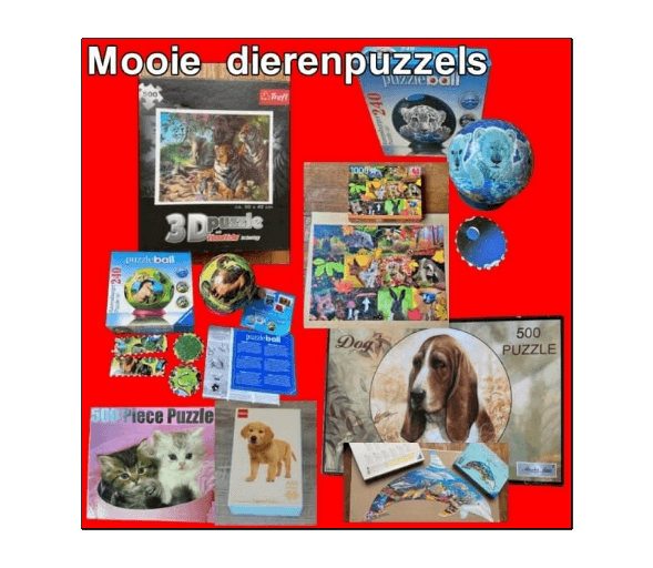 dierenpuzzelscollageslideshow