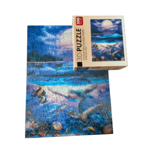 Puzzel 3D  Schildpadden in zee (500 stukjes)