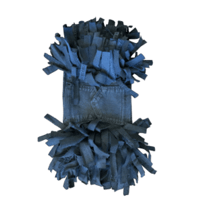 Snuffelmat spijkerstof zwart dubbel met zakken