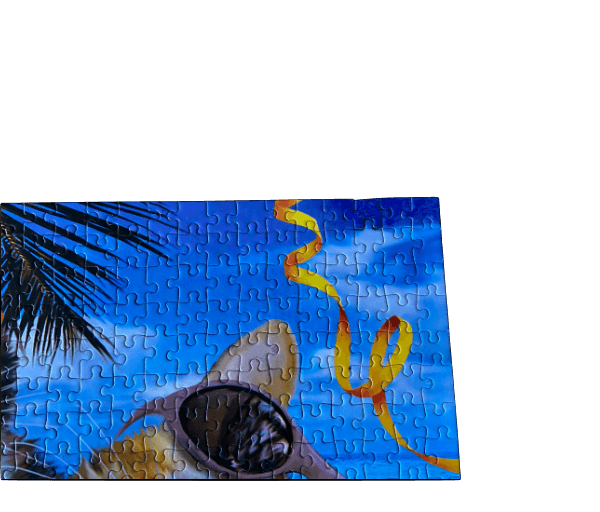 Puzzel 2 in 1: Lachende dieren 2 x 1000 stukjes - Afbeelding 5