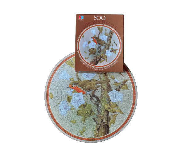Puzzel rond roodborstje (500 stukjes)